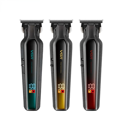 VGR Hair Trimmer Professional Clipper Rechargeable Haircut Machine Cordless Barber Digital Display Hair Trimmer for Men V-930