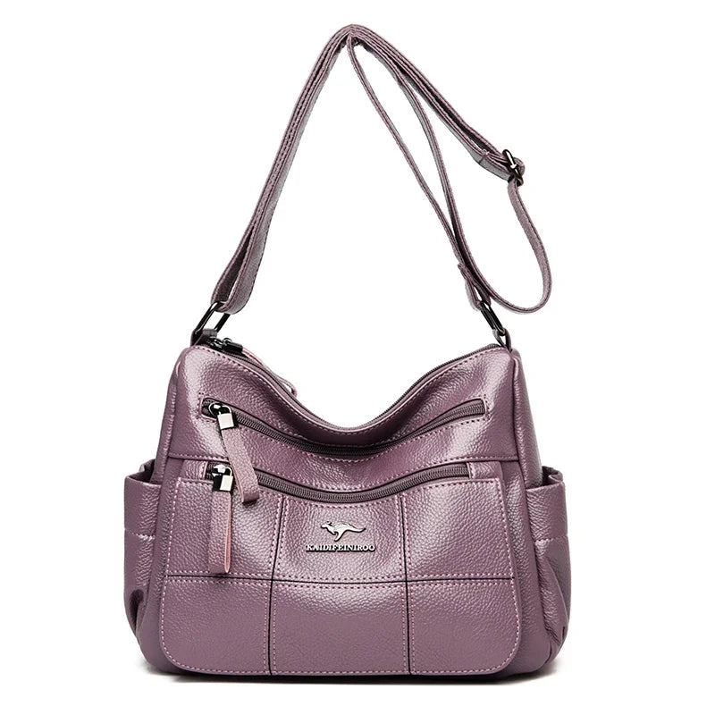 High Quality Leather Handbags Women Bags Luxury Brand Designer Shoulder Crossbody Hand Bags for Women 2026 Purses and Handbags