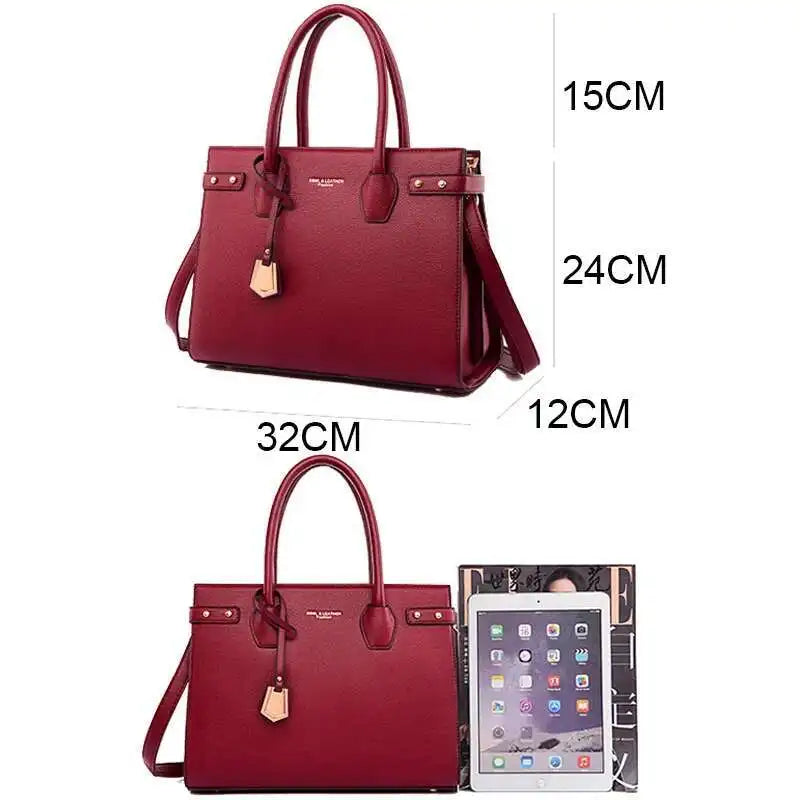Genuine Brand Handbags For Women 2025 Ladies Hand Bag Female Leather Shoulder Top-Handle Crossbody Bags Casual Tote Sac сумка