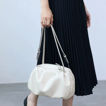 Women Luxury Genuine Leather Handbag Soft Elegant Single Shoulder Bags Suitable For Daily Usage