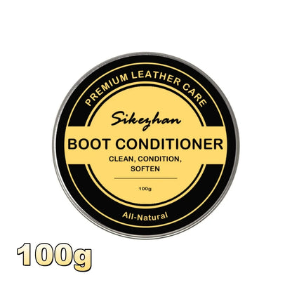 Leather Boot Care Cream Leather Conditioner for Work Boots and Fashion Boots Shoe Polish Balm Clear Odorless Non Greasy