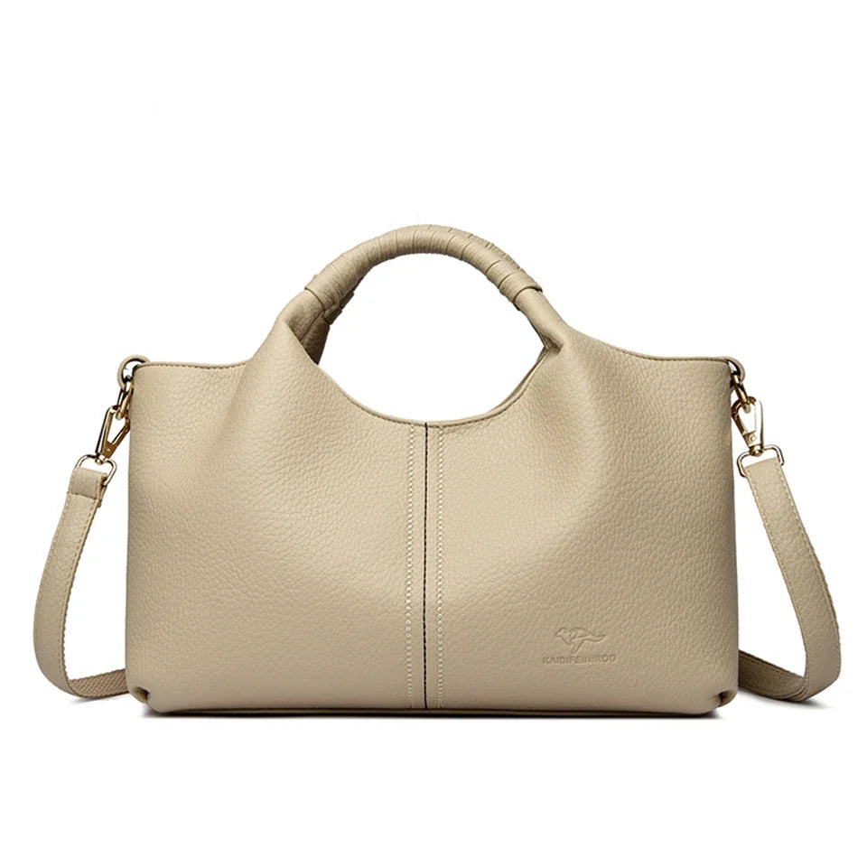 High Quality Soft Leather Women's Handbag Tote Bag Fashion Luxury Women Shoulder Bag Trendy Female Commute Crossbody Bags Wallet