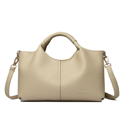 High Quality Soft Leather Women's Handbag Tote Bag Fashion Luxury Women Shoulder Bag Trendy Female Commute Crossbody Bags Wallet