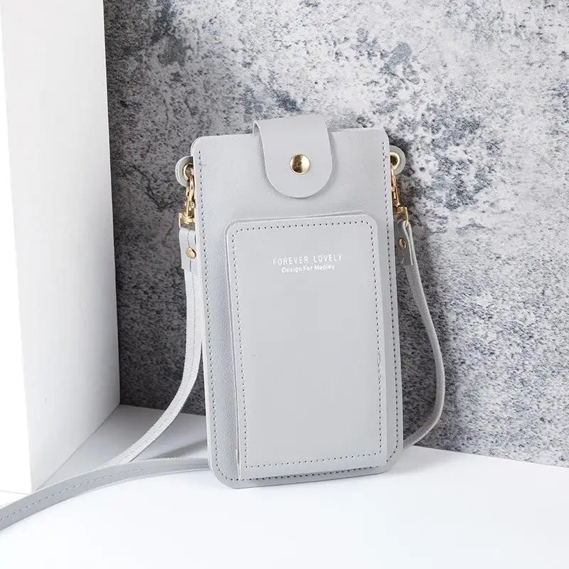 Women Bags Soft Leather Wallets Touch Screen Cell Phone Purse Crossbody Shoulder Strap Handbag For Female Cheap Women's Bags