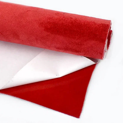 20*30-100*143cm Synthetic Leather Self-adhesive Fabric Car Interior Suede Adhesive Fabrics Door Velvet Decor Cloth DIY Accessory