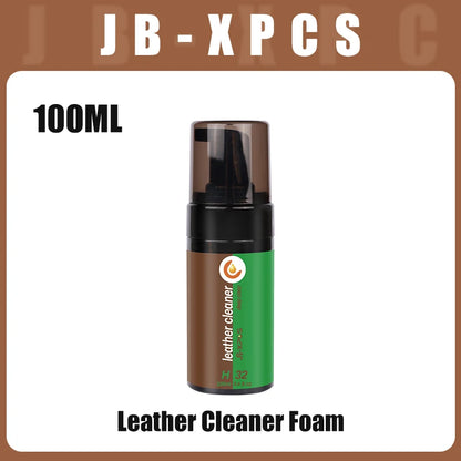 Leather Cleaner Foam Great for Sofa,Boots, Handbags, Car Interior Seat, Furniture Removes Surface Dirt,Salt JB-XPCS H32