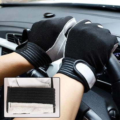 Sheepskin Leather Work Gloves Safety Labour Protection Garden Sports Motorcycle Driver Workers Work Welding Wearresistant Gloves