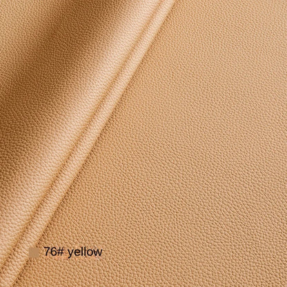 Litchi Textured PU Leather Fabric Thickened for Sofa Car Seats Designer Handmade Diy Sewing Material Cloth By The Meter