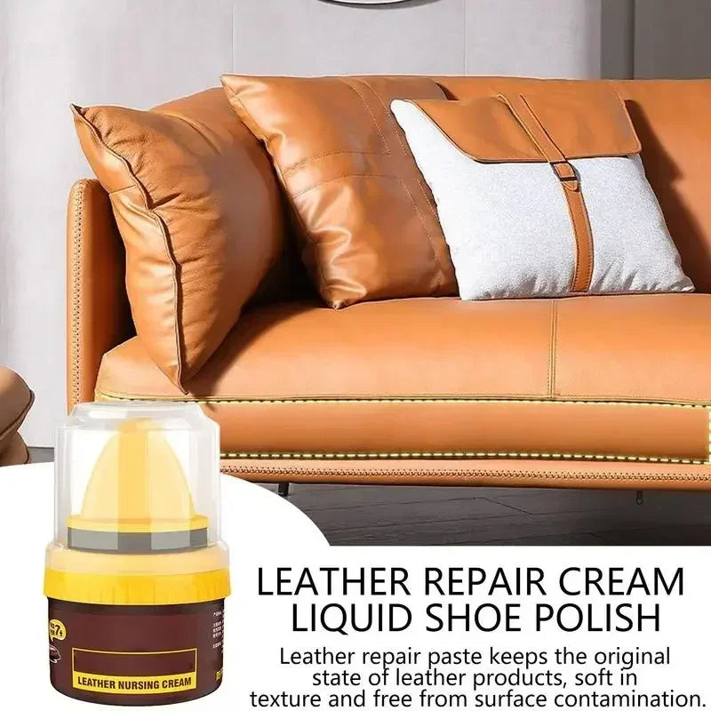 Leather Shoe Cream Black Genuine Leather Care Oil Colorless Universal Brushing Shoe Polish High-End Sheep Fat Care Shoe Cream