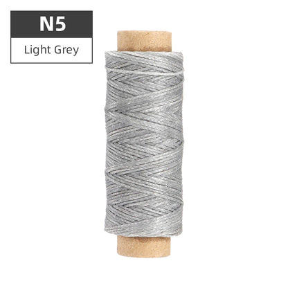 1pcs Leather Waxed Thread, Durable Leather Sewing Thread For Hand Stitching Leather Craft DIY, Leather Shoe Repairing Thread