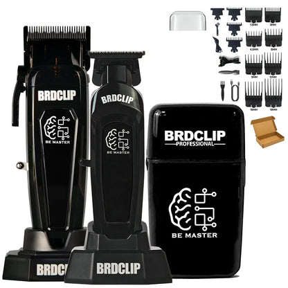 BRD 106 107 609 BRDCLIP Professional Electric Hair Clipper Hair Trimmer DLC Blade with Base 7500RPM 8000RPM 7000RPM Barber Set