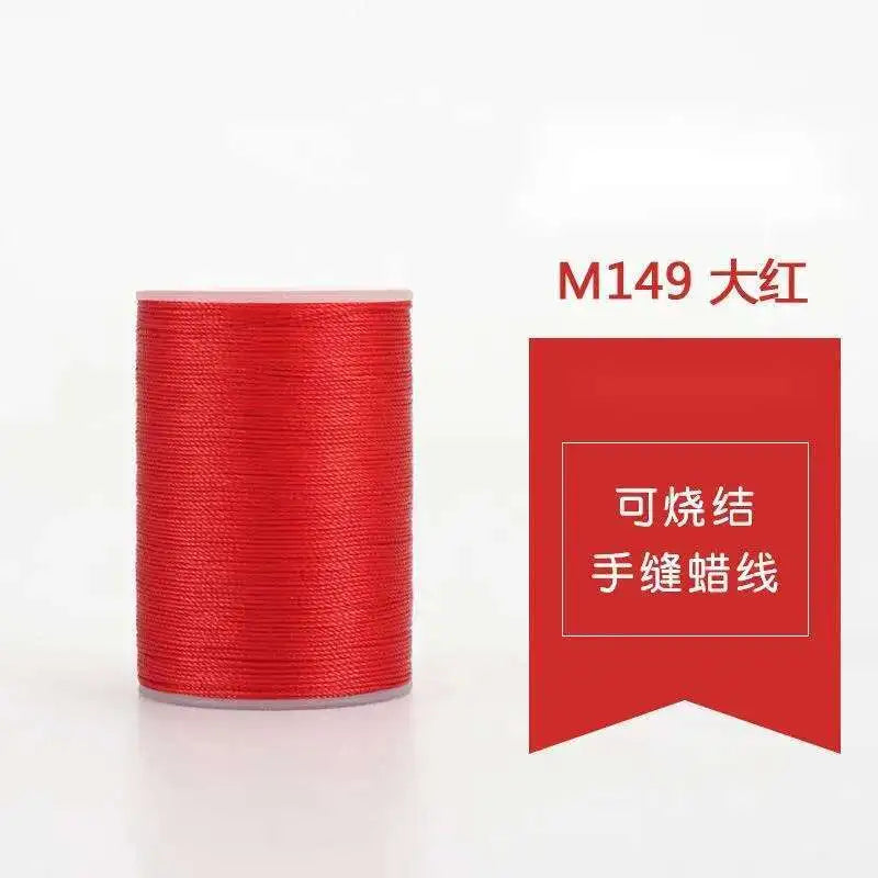 Hand High Quality Durable 0.35/0.45/0.55mm Leather Waxed Flat Wax Thread Cord For DIY Handicraft Tool Stitching Thread