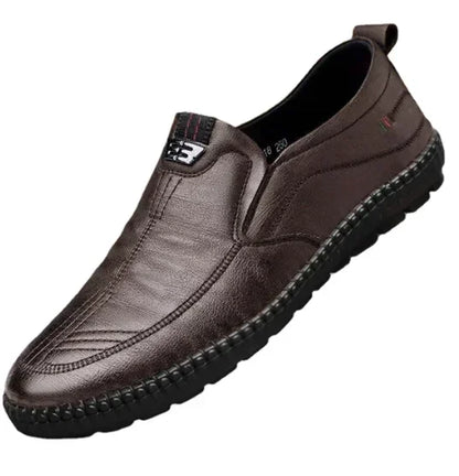 2025 Business Leather Shoes Moccasin Shoes Breathable Men's Casual Loafers Comfortable Shoes for Men Summer Men's Sneakers