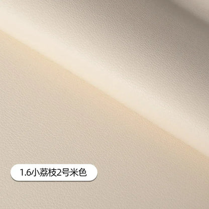 Litchi Pattern Leather Fabric Upholstery Per Meter for Car Interior Bag Chairs Diy Sewing Waterproof Wearable Soft Cloth Plain