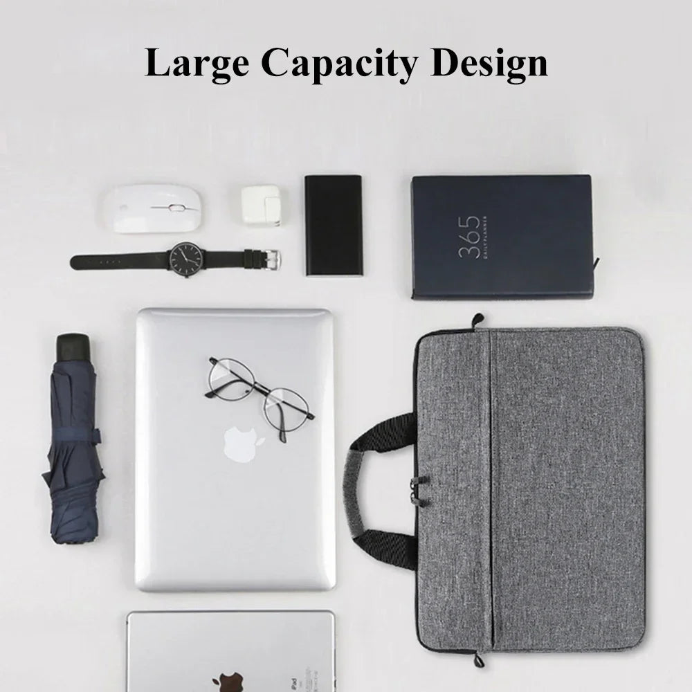 Laptop Bags Carrying Case for 13-15 inch Laptop and Tablet Shoulder Strap Durable Water-Repellent Fabric Business Casual School