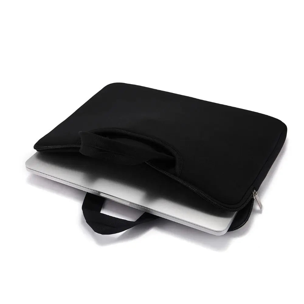 With Handle Portable Laptop Bags Lightweight Waterproof Laptop Case Soft Material Dual Zipper Notebook Sleeve Travel