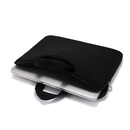 With Handle Portable Laptop Bags Lightweight Waterproof Laptop Case Soft Material Dual Zipper Notebook Sleeve Travel
