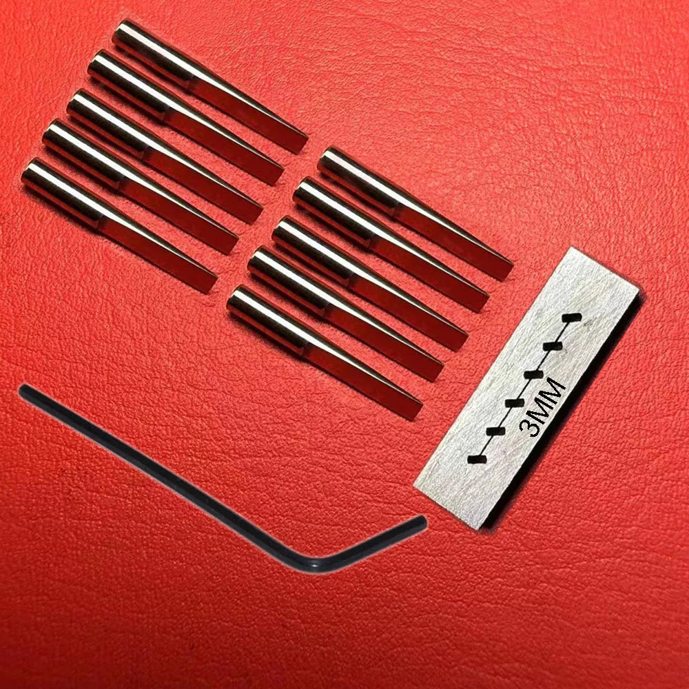 Leather Punch Tool Sharp Head Replaceable Pricking Iron Removable Round Hole Punch DIY Leather Craft Chisel 4 Size Available