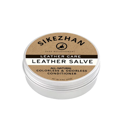 All-Natural Leather Salve - Deep Nourishing Conditioner for Boots, Bags, Saddles, Furniture, Car Interiors.Colorless & Odorless.
