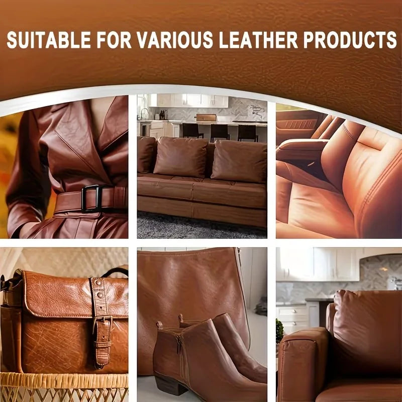 Leather Care – Deep Repair & Protection for Car Seats, Sofas, Jackets, Shoes, Bags & Clothing, Restores Shine & Extends Lifespan