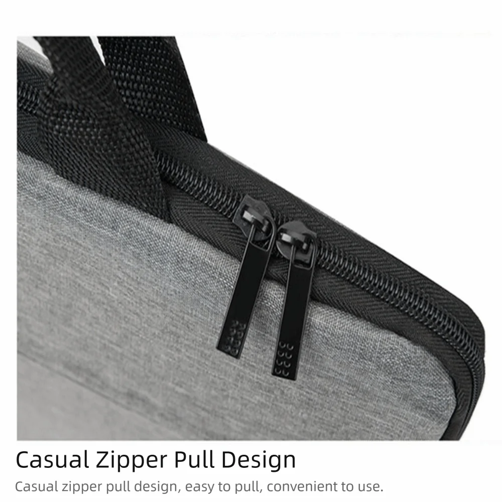 Business Style Laptop Handbag Ultra Thin Shockproof Laptop Sleeve Case Large Capacity with Handle Laptop Protective Pouch
