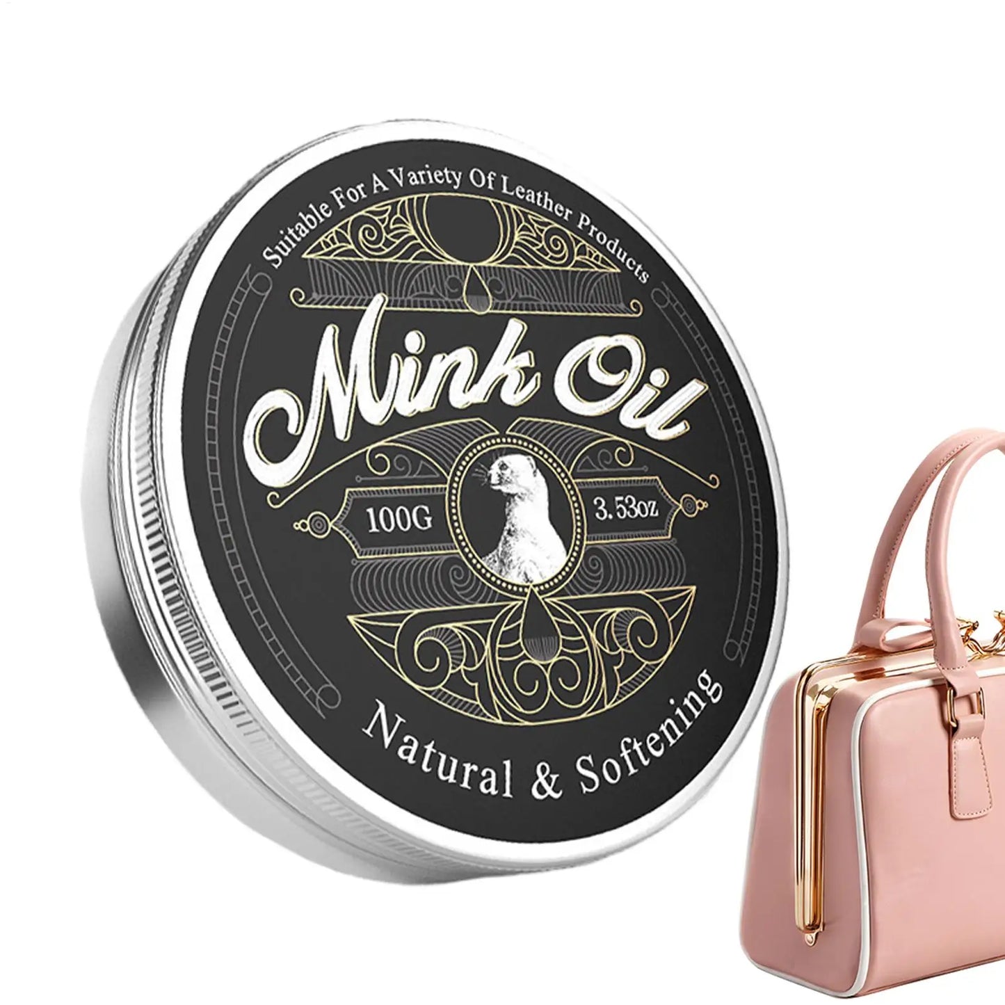 Leather Care Cream Paste Natural Leather Conditioner Genuine Leather Mink Cream Care Oil Refurbishing for Boots Shoes Clothing