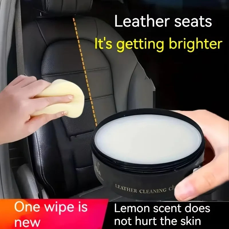 Cleaning Cream Easy to Clean Multi-functional Leather Cleaning and Maintenance Cream Leather Sofa Bag Care Cream