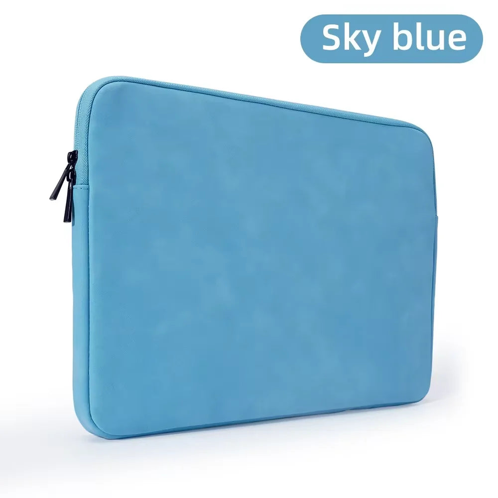11 13 14 15 Inch Laptop PU Leather Protective Tablet Bag Computer Pouch Case Storage Bags Slim Laptop Sleeve for Macbook Perfect