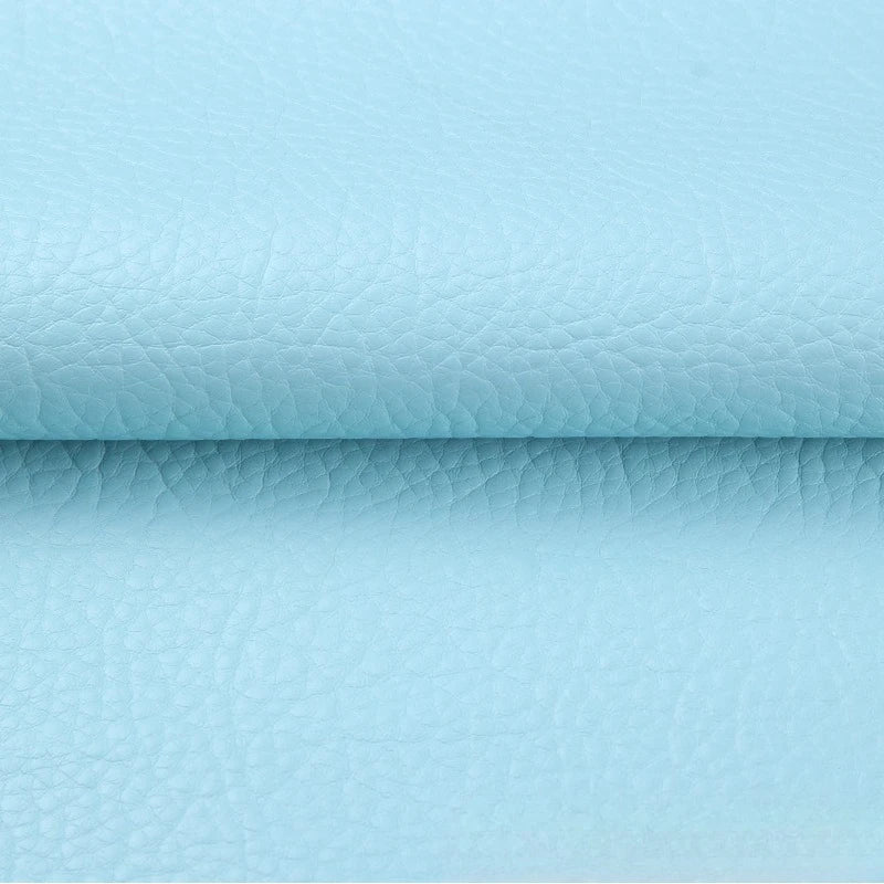 PU Litchi Grain Leather Fabric Waterproof Faux Leather Upholstery Material for Headboard Sofa Furniture DIY Craft