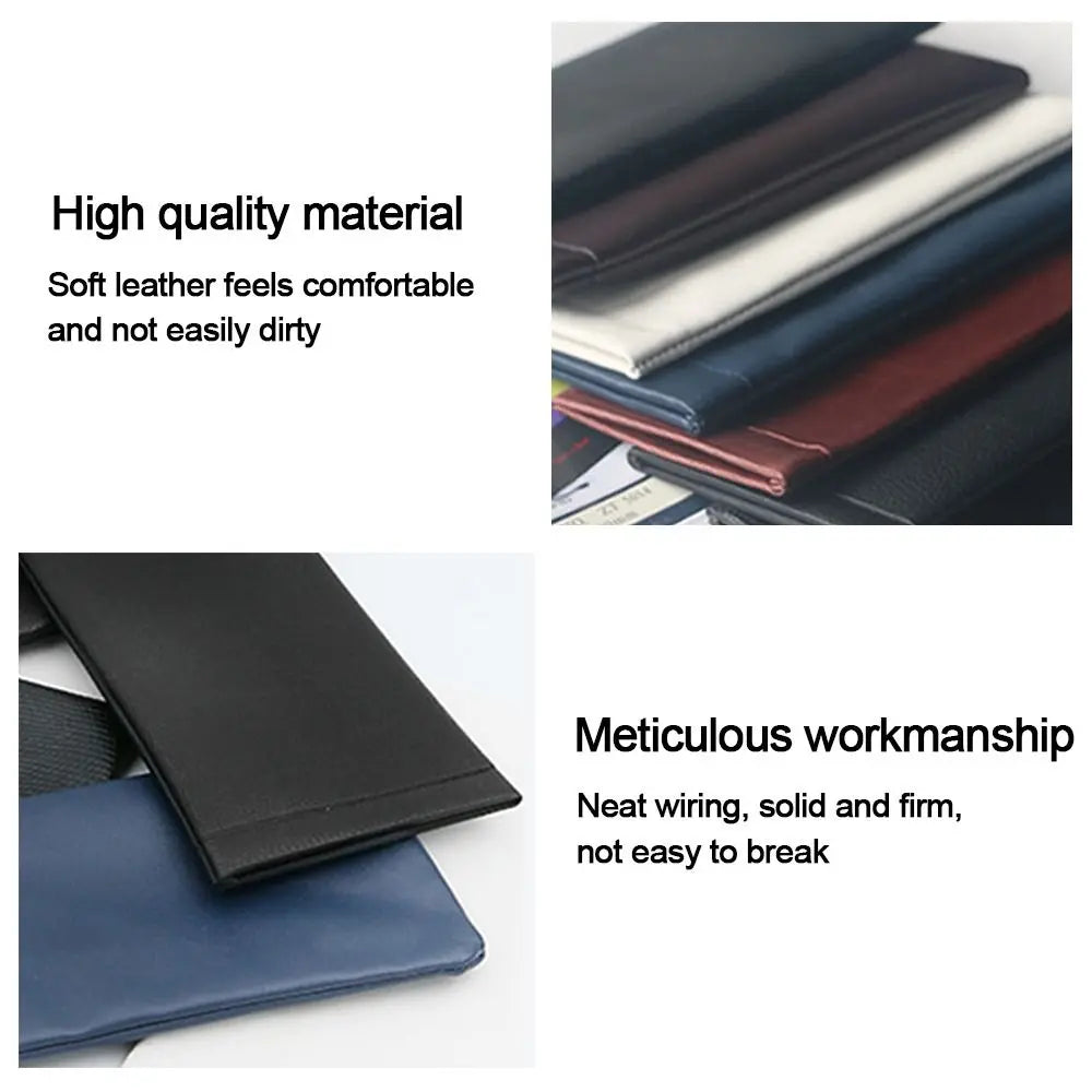 PU Leather Sunglasses Glasses Bag Reading Case Sun Glasses Pouch Unisex Simple Eyewear Storage Bags Accessories