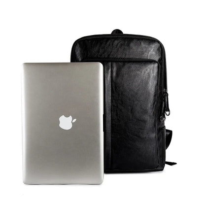 Men's Backpack Men Genuine Leather Backpack For Teenagers Casual Men Backpacks Large Capacity Laptop Backpack Luxury Travel Bags