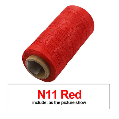 260M 150D Thickness Waxed Thread For Leather Waxed Cord For Diy Handicraft Tool Hand Stitching Thread Flat Waxed Sewing Line