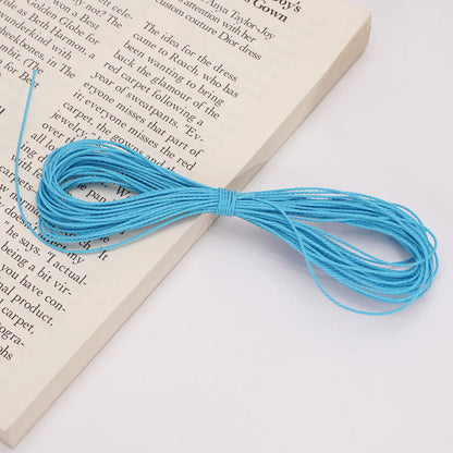 1mm Waxed Thread Polyester Waxed String for Crafts Leather Sewing Jewelry Making DIY Tools High Strength Waterproof Waxed Cord