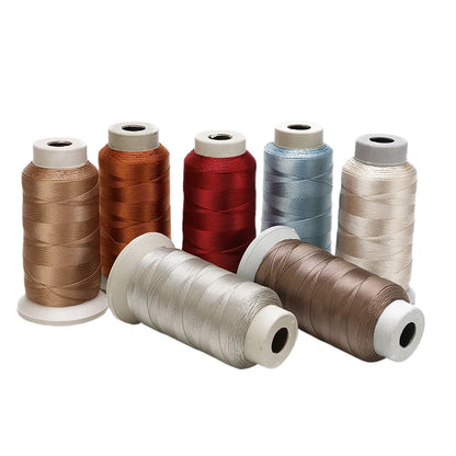 500d 4 Strands Sewing Thread Nylon Thin Mercerized  High-strength Embroidery Shine Down Jacket Strong And Durable Leather Thread