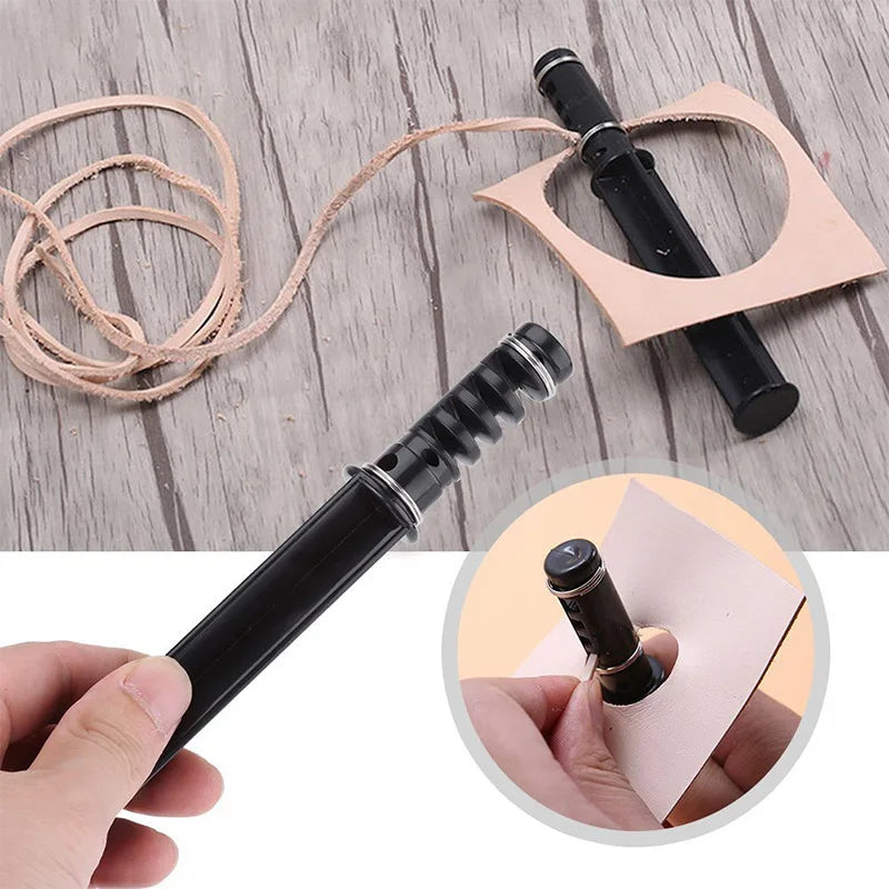 Leather Strip Cutter Tool For Leather Strap Cutter With 3 Blades DIY Handmade Leather Craft Cutting Tools