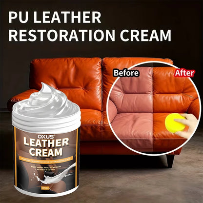 Leather Care Cream -150g Refurbishment Gloss for Sofas, Jackets, Shoes, and Accessories to Enhance Gloss, Prevent Agin