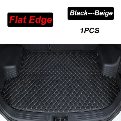For MG HS 2025 EHS MK2 2024~2026 Leather Car Trunk Mats Waterproof Protective Pad Anti Dirty Tray Liner Car Interior Accessories