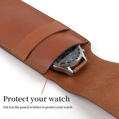 Watch Bag Organizer Watch Accessories Anti-Dust Gift Bag Flannelette And Leather Bags For Jewelry Watch Storage Gift Bags