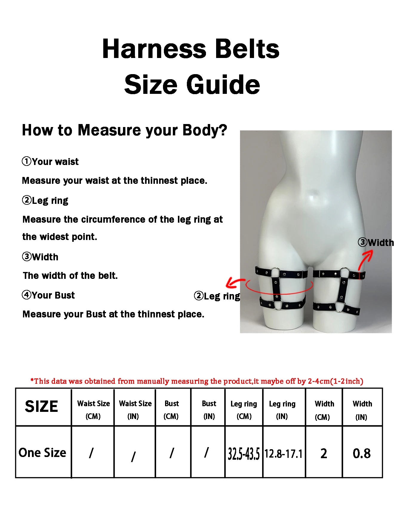 Ladies Fashion Leg Garter Belt PU Leather Cosplay Party O-ring Accessories Elastic Leg Rings Leg Straps Accessories