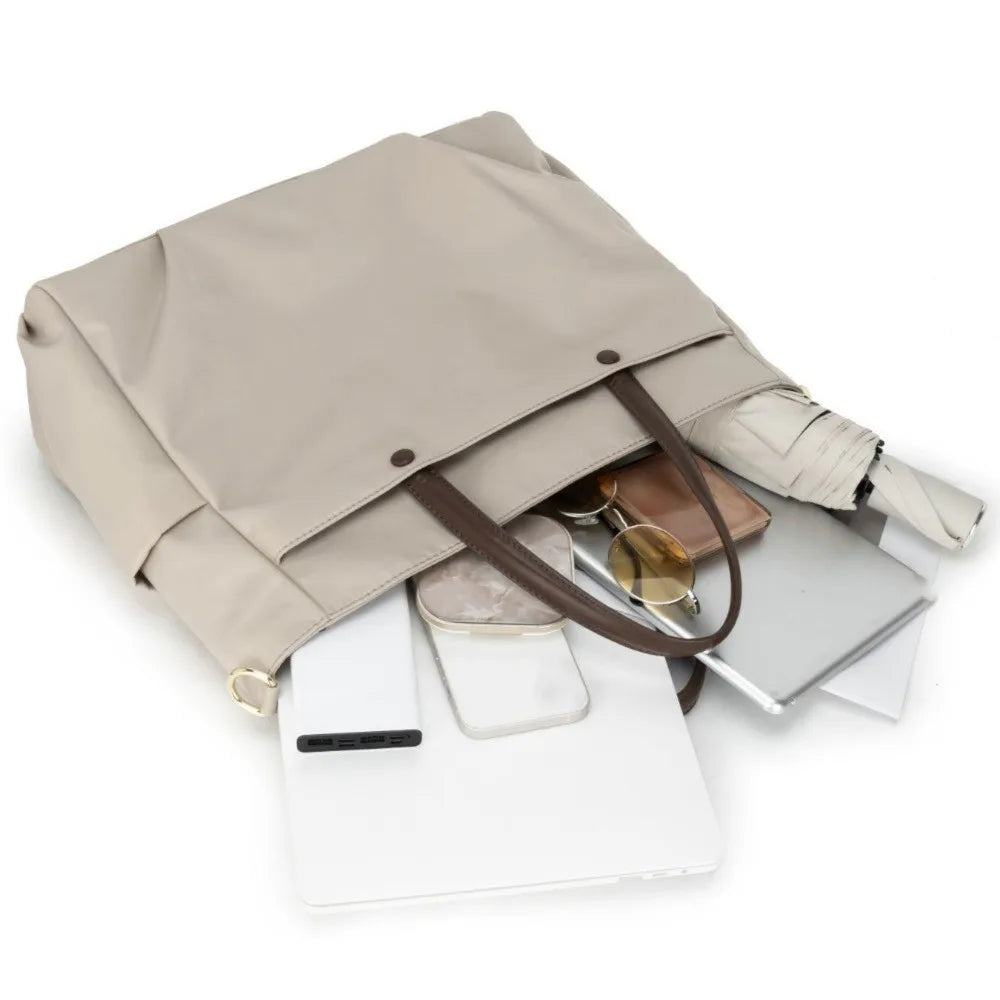 Shoulder Strap Portable Laptop Bags 15/16inch with Handle Laptop Handbag Side Pocket Solid Color Notebook Sleeve Bag Travel