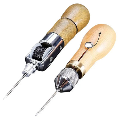1 Set Leather Sewing Stitching Tool Leather Hand Sewing Machine Waxed Thread Leather Craft Edge Stitching Belt Strips Shoemaker