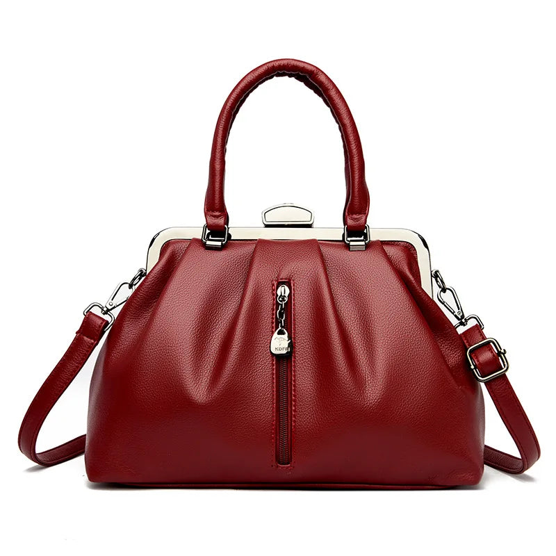 Brand Luxury Handbags Women Bags Designer Real Leather Handbag Leisure Crossbody Bags for Women New Lady Shoulder Bag Tote Bolsa