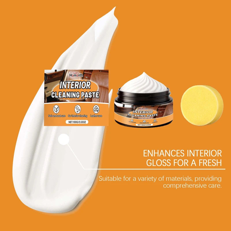 Multifunctional Leather Care Maintenance Oil Cleaning Cream for Car Interior Leather Seat Sofa Bag Shoes Jacket Care Polishing/v