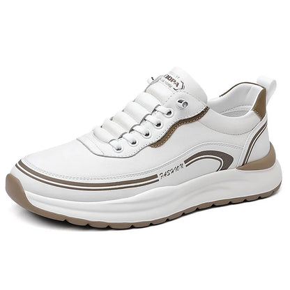 Mens Leather Casual Shoes Slip On Comfortable Breathable Lightweight Non Slip Waterproof Loafers for Wholesale