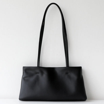 Women's Bag 2026 Summer New Style Simple Style Soft Real Leather Organ Underarm Bag Shoulder Bag