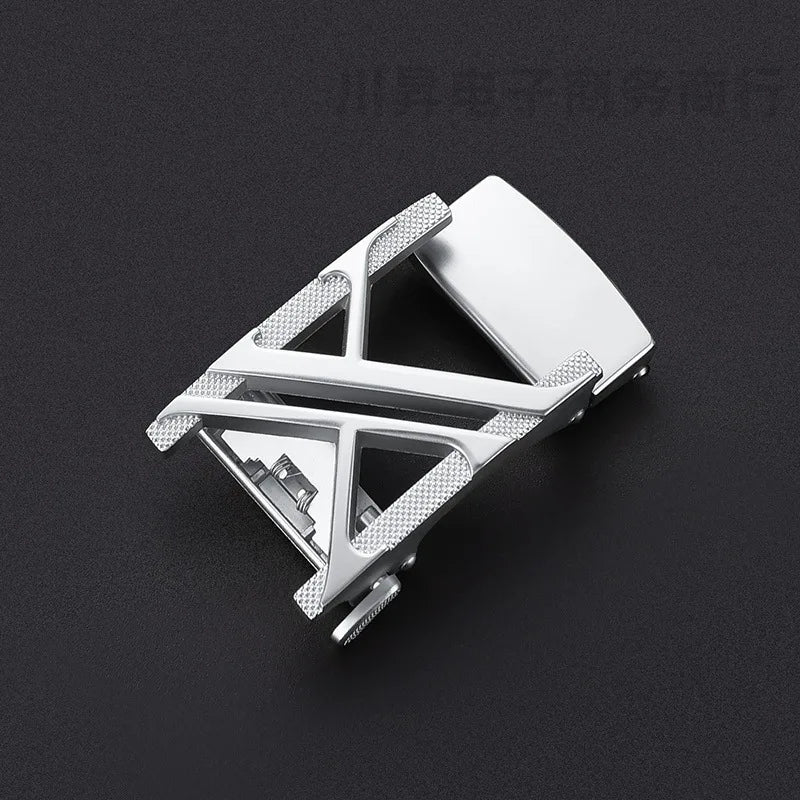 New Belt, Fashionable Men's Leather Belt, Business, Trendy, Casual, Versatile, Letter Graffiti,