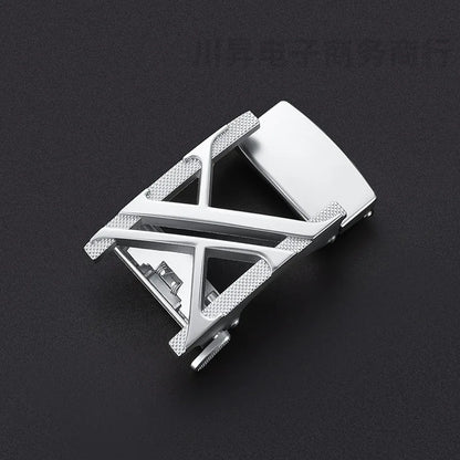 New Belt, Fashionable Men's Leather Belt, Business, Trendy, Casual, Versatile, Letter Graffiti,