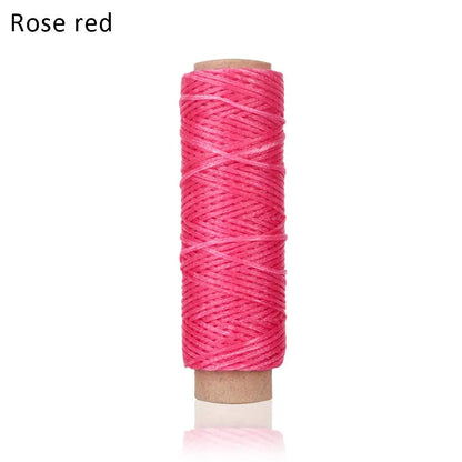 30m/roll Waxed Thread Cotton Cord String Strap Hand Stitching Thread for Leather Handicraft Tool Material Accessories