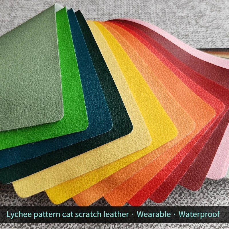 Synthetic Leather Fabric Cat Scratch Proof By The Meter for Upholstery Chair Sofa Cushion Sewing Cloth Wearable Waterproof Soft