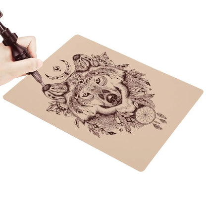 20/10/5/3/1PCS Tattoo Practice Skin Blank Fake Tattoo Skin Synthetic Leather for Permanent Makeup Tattoo Beginner Exercise Tool
